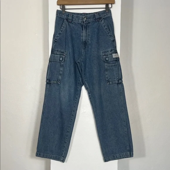 VINTAGE Lee Denim Cargo Pants - Picture 1 of 11